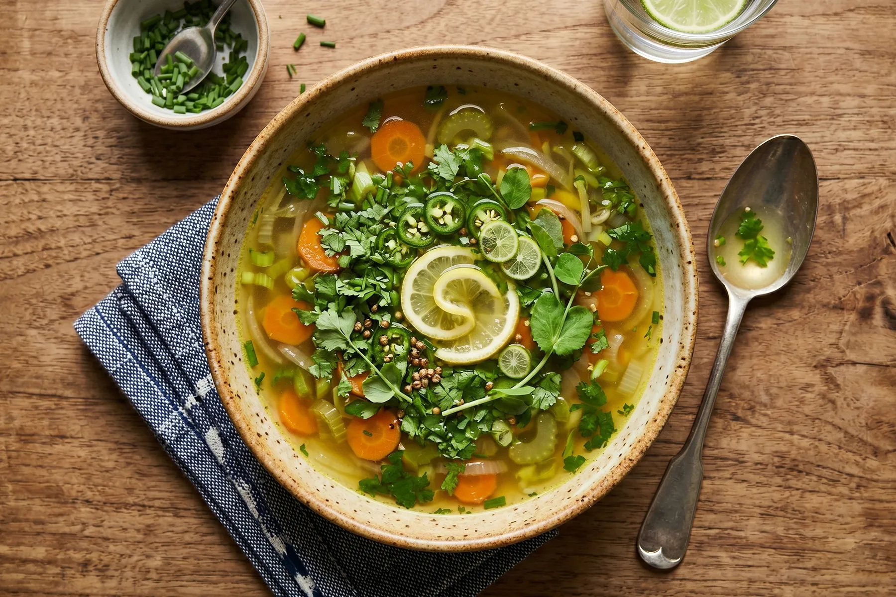 Lemon Coriander Soup